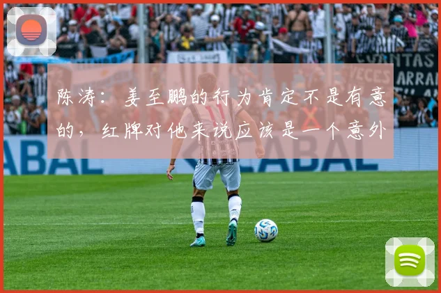 陈涛：姜至鹏的行为肯定不是有意的，红牌对他来说应该是一个意外